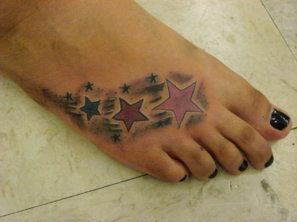 STAR FEET tattoo