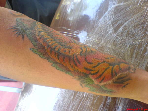 Tiger 3 tattoo