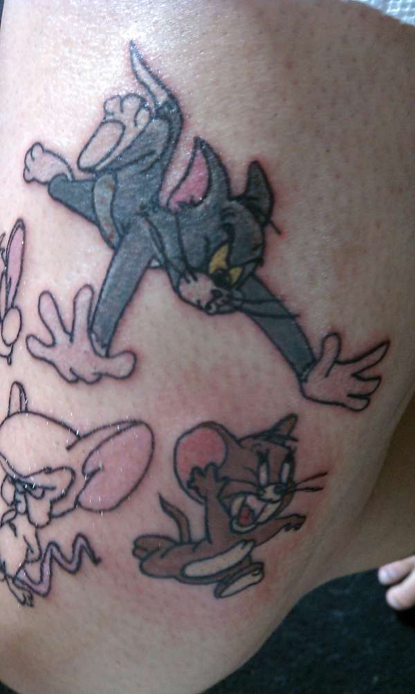 Tom & Jerry tattoo