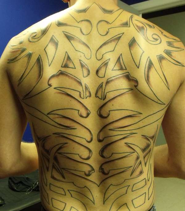 Tribal Backpiece 2 tattoo