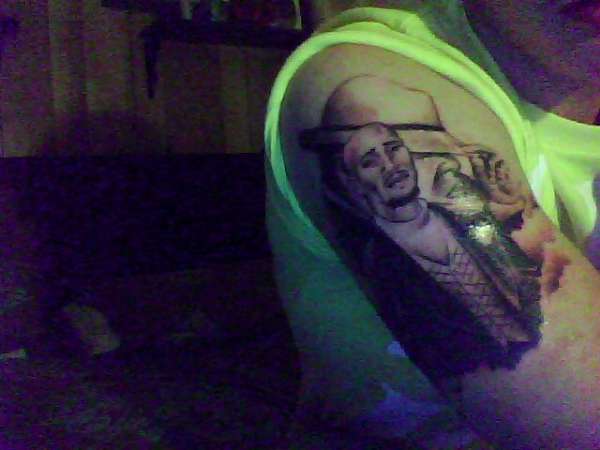 Tupac and Biggie tattoo