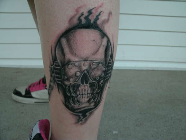 Vic Rattlehead tattoo