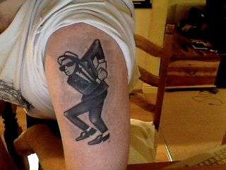 Walt Jabsco Grey Shaded tattoo