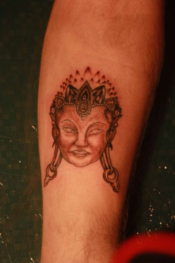 buddha girl tattoo