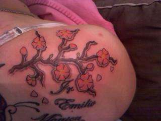 cherry blossom tattoo