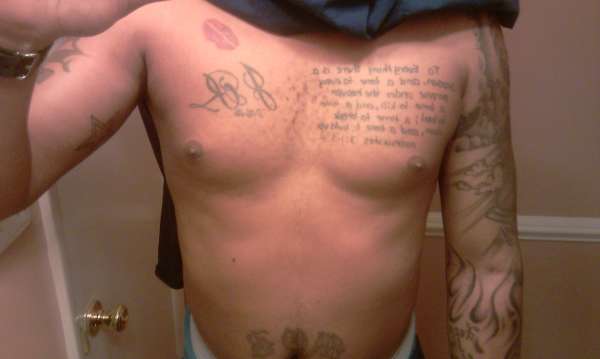 chest tattoo