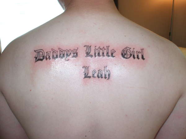 daddys little girl tattoo