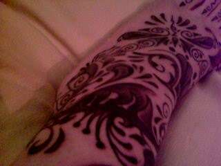 extreme foot tattoo! tattoo