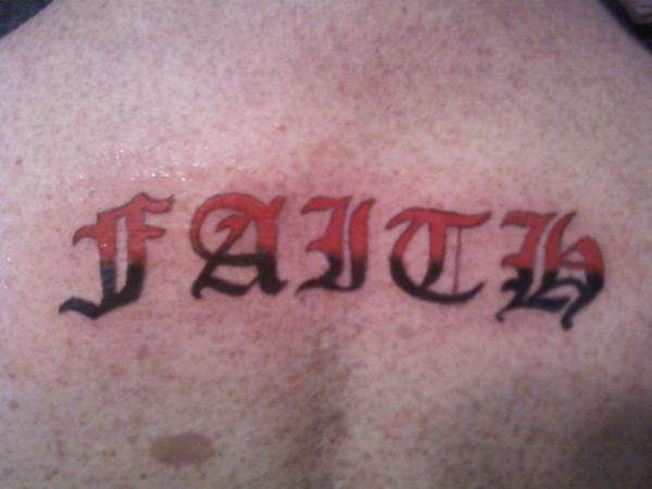 faith tattoo