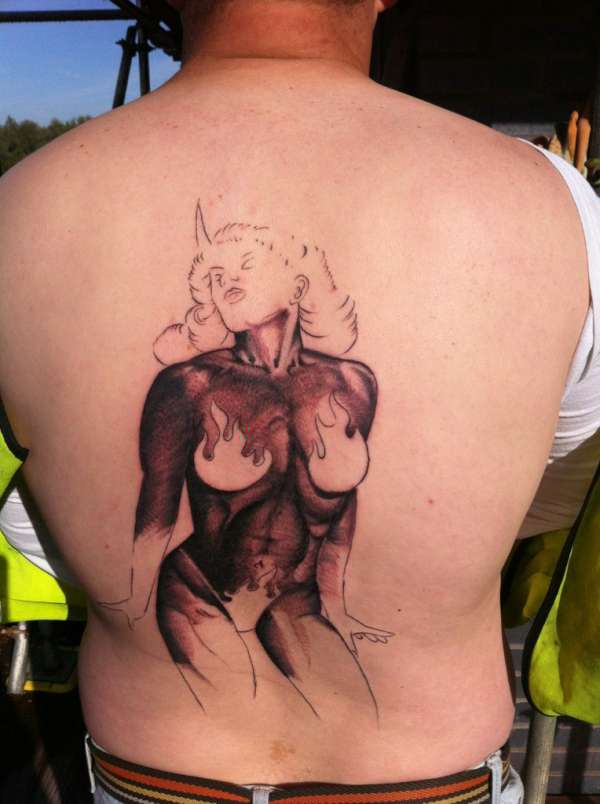 going to be an angel - 1st sitting tattoo