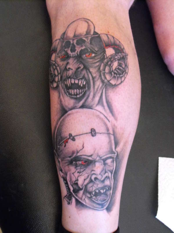 horror tattoo