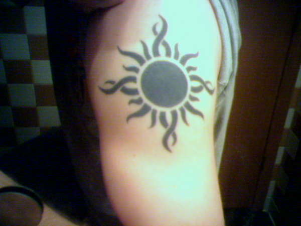 godsmack tribal sun tattoo