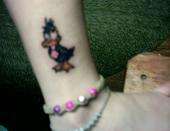 My Cracked Out Duck tattoo