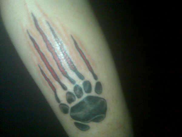 my bear paw tattoo