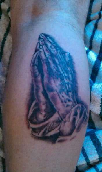 my praying hands tattoo