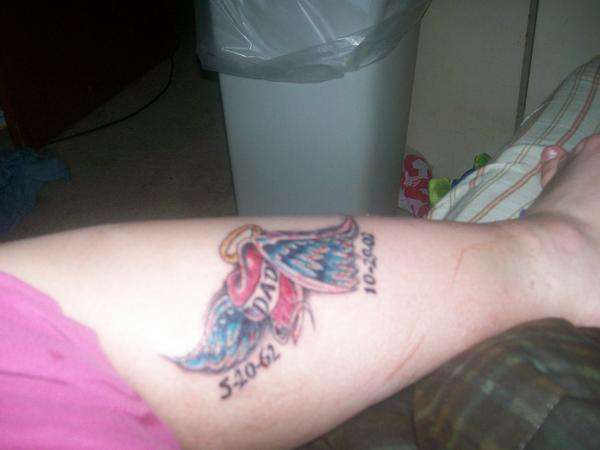 rip daddy tattoo