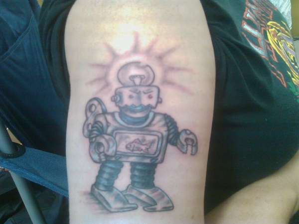 toy robot tattoo