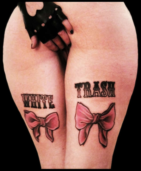 white trash tattoo
