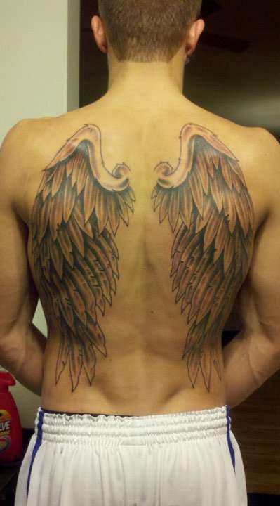 Back Wings tattoo