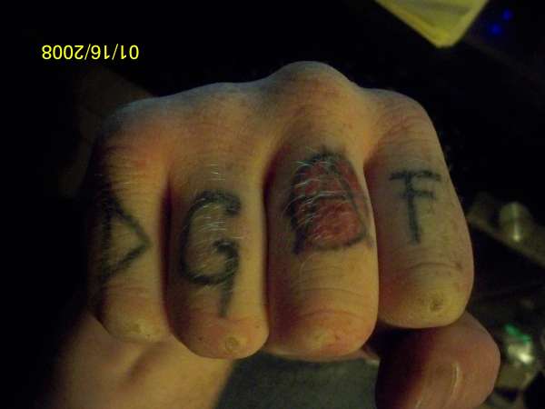 DGAF tattoo