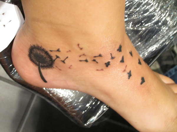 Dandelion Birds tattoo