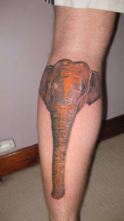 Elephant tattoo