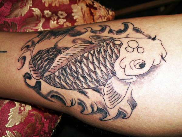 Koi fish tattoo
