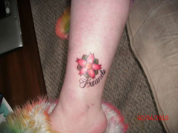 My Cherry Blossom W. Friends in german tattoo