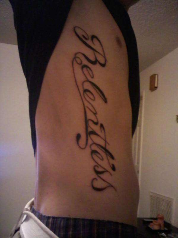 Relentless tattoo