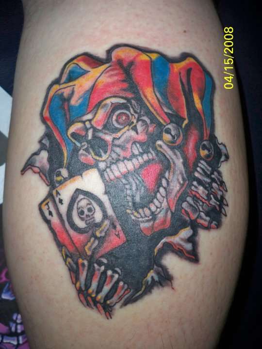 Skull Blackjack Tattoo