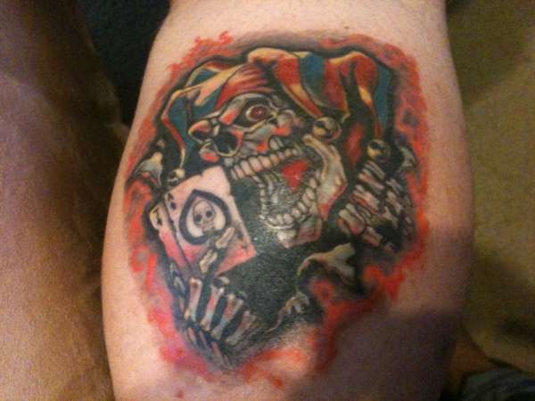 Skull Blackjack tattoo