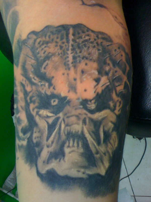 The Predator tattoo