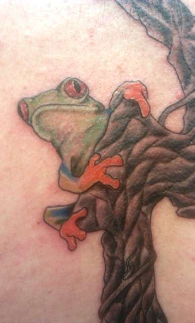 Tree Frog tattoo