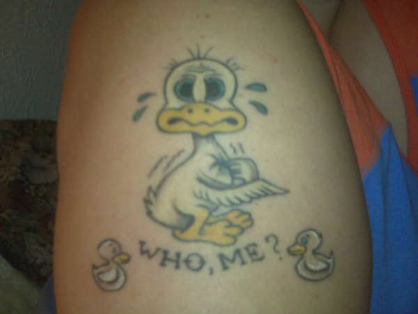 Ugly Duck! tattoo