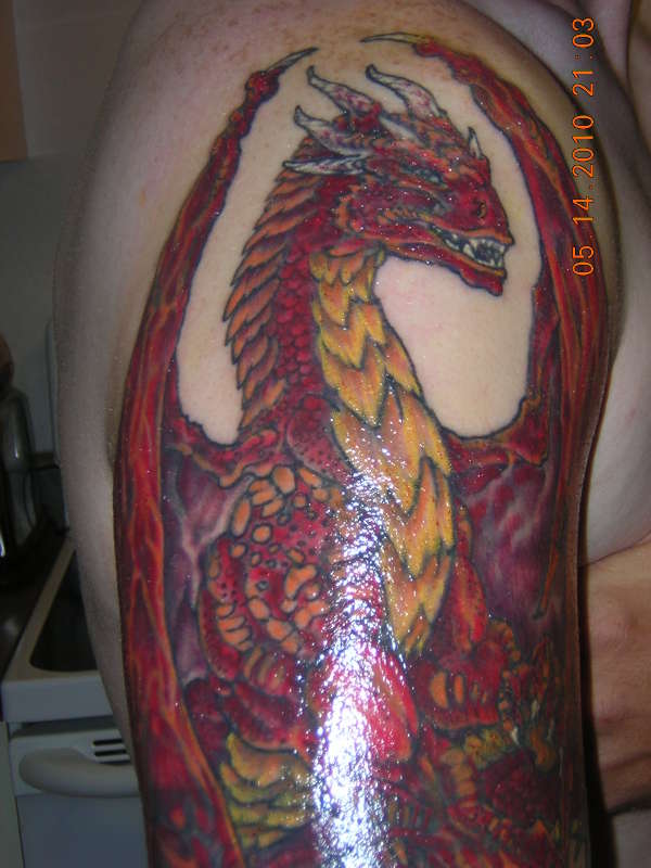 bad ass dragon tattoo