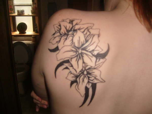 black lilies tattoo