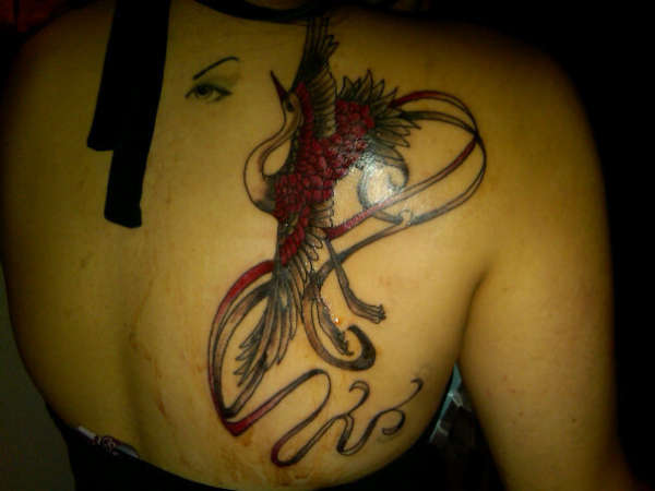 crane tattoo tattoo