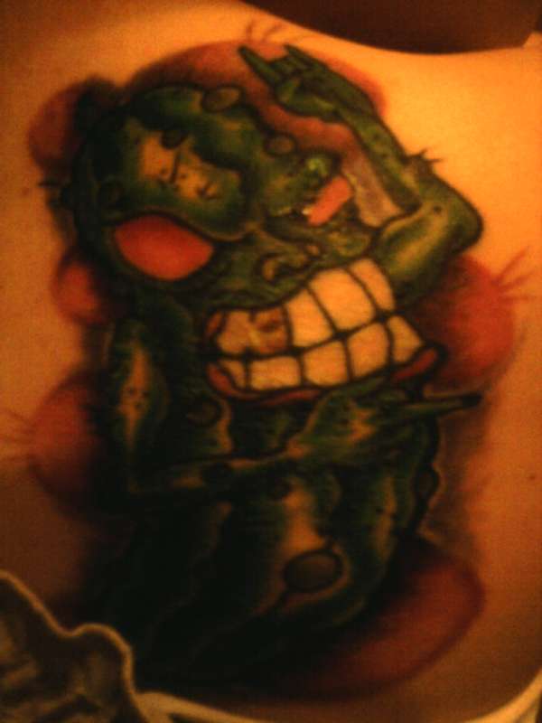 evil pickle on my fiance tattoo