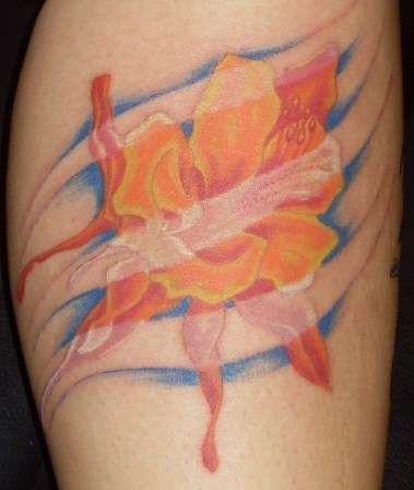 flower add on tattoo