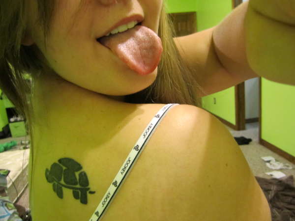 i like turtles tattoo
