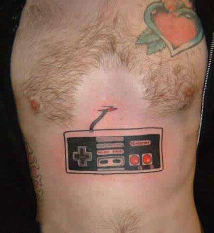 Old school Nintendo tattoo
