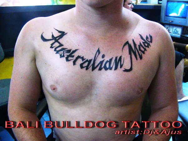 lettering tattoo