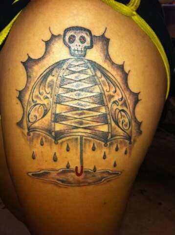 rain of death tattoo