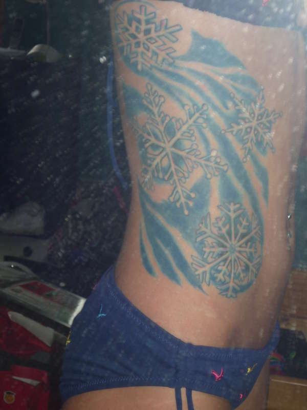 snowflakes tattoo