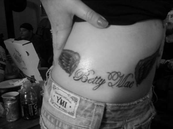 Betty Mae, my Grandma tattoo