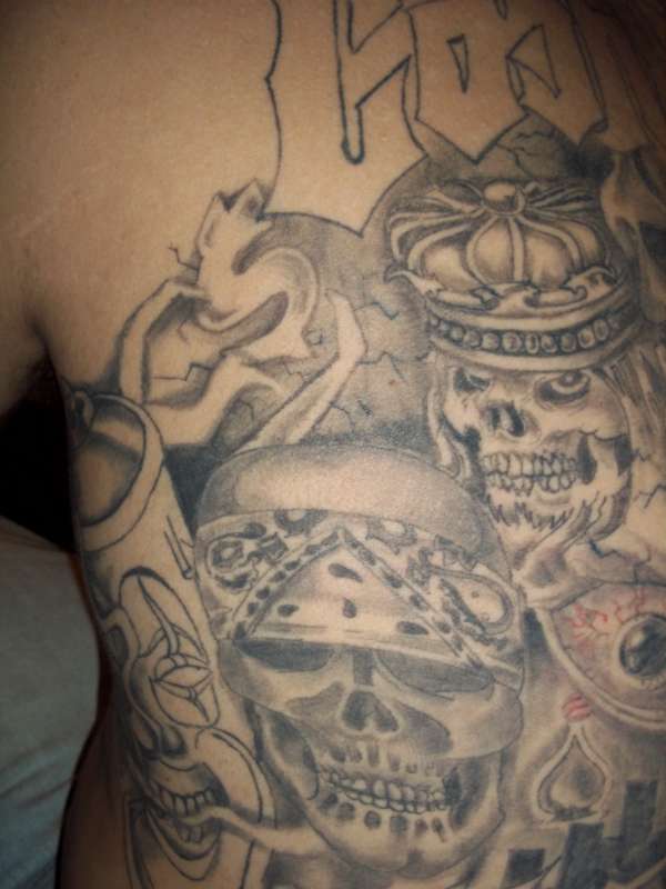 CHRISTIANS BACK tattoo