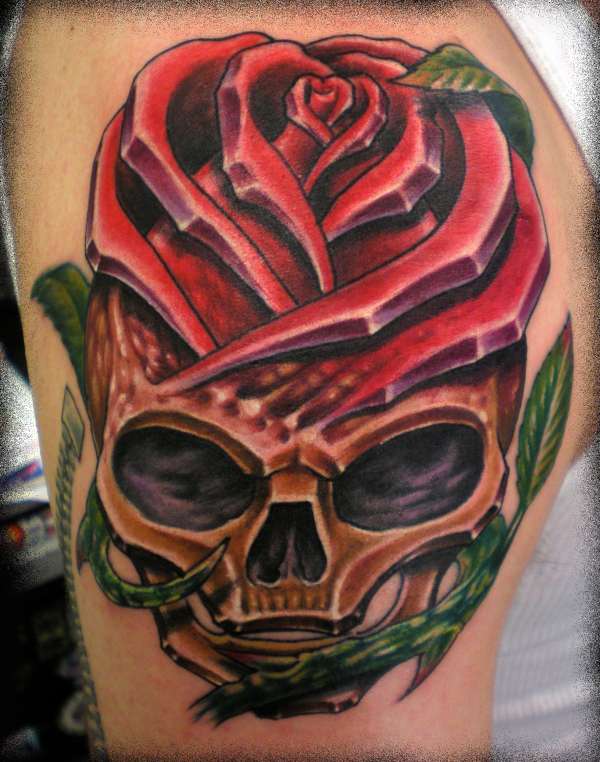 From death comes life by Beto MUnoz Of Monkeyproink.com tattoo