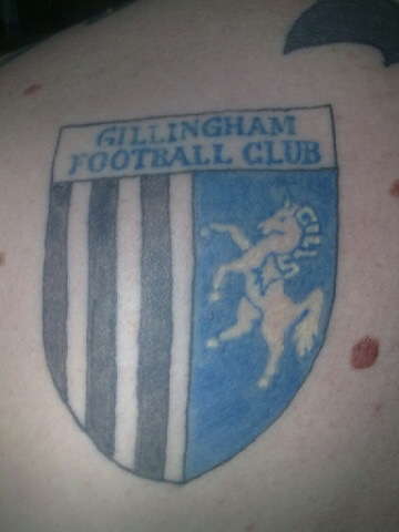 Gillingham FC tattoo
