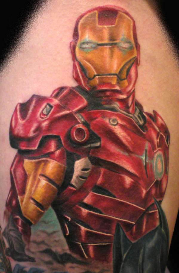 Iron Man By  Beto Munoz tattoo