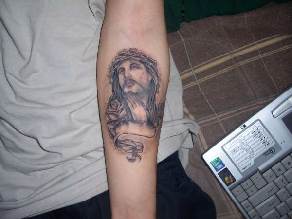 Jesus Rose tattoo